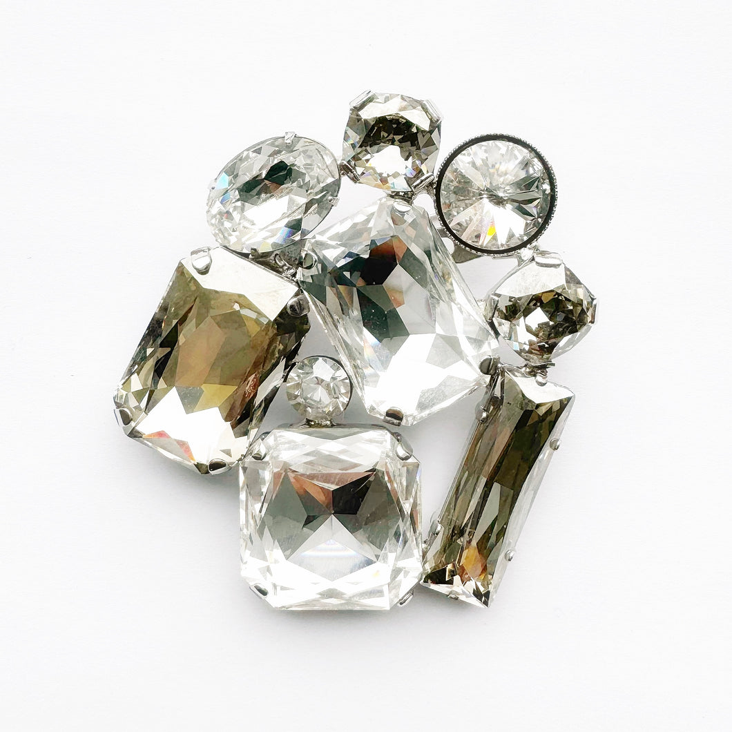 ALEXA Modern Swarovski Crystal Broach
