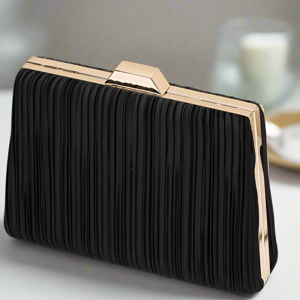 AURELIA Pleated Clutch Bag
