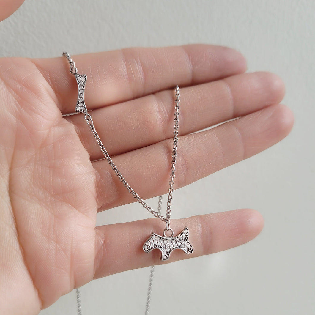 FIDO Dog Sterling Silver Pendant