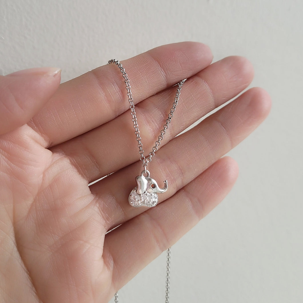 Elephant Sterling Silver Pendant