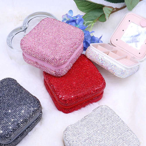 Bling Bling Portable Travel Jewellery Case - 2 Colour Options