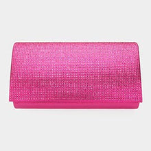 GLITZ Crystal Studded Fold Over Clutch - 4 Colour Options
