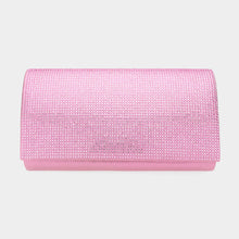 GLITZ Crystal Studded Fold Over Clutch - 4 Colour Options