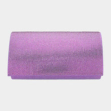 GLITZ Crystal Studded Fold Over Clutch - 4 Colour Options