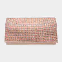 GLITZ Crystal Studded Fold Over Clutch - 4 Colour Options