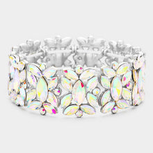 GILLIAN Marquise Stretch Bracelet - 7 Colour Options