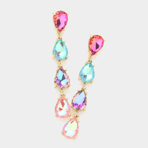 ELEGANCE Tear Drop Earrings - 7 Colour Options