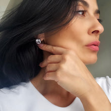 ELARA Cubic Zirconia Stud Earrings