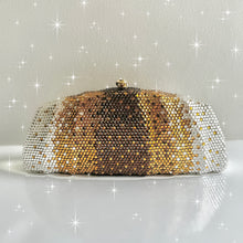 GUILDED Elegant Crystal Metal Clutch Bag