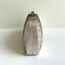 GUILDED Elegant Crystal Metal Clutch Bag