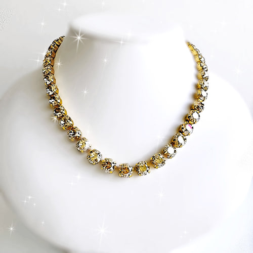 JILLIAN Swarovski Crystal Tennis Necklace