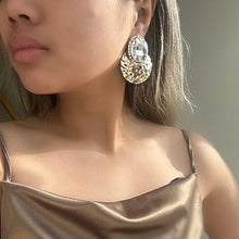 HILARY Gold Crystal Earrings