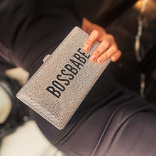 MARA Custom Crystal Box Clutch - Bossbabe