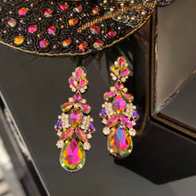 IRIDESA GLOW Crystal Statement Earrings
