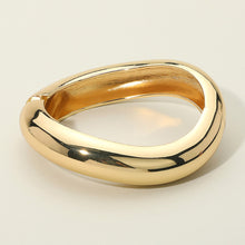 ILLIANA Sculpted Gold Hinged Bangle