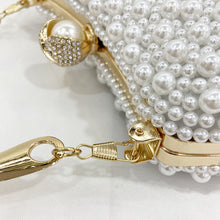 MIMMA Pearl Beaded Purse Evening Clutch Bag- 2 Colour Options