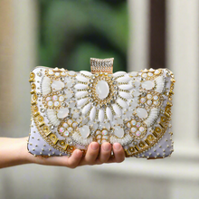 JULIETTE Embroidered Clutch Bag - 3 Colour Options