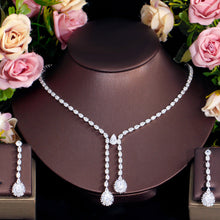 JANICE  Diamond-Like Cubic Zirconia Necklace & Earring Set