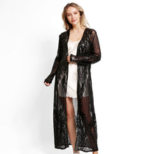 SELENA Black Sequins Robe