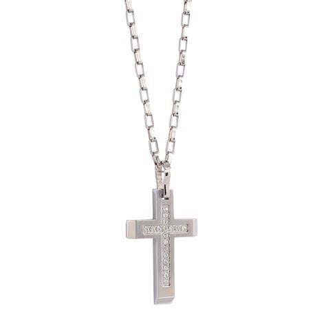 EDGED CROSS PENDANT