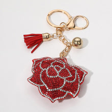 BLING CAMELIA ROSE Tassel Keychain - 3 Colours