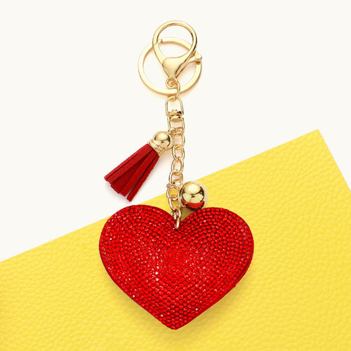 MY HEART Tassel Keychain