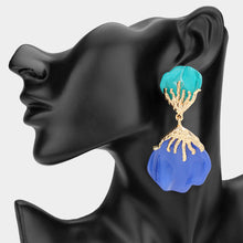 LA BLOOM Resin Drop Statement Earrings - 5 Colour Options