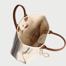 HAPPINESS Canvass Pearl Tote Bag