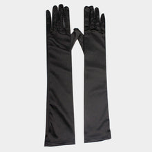 SHEENA Long Satin Gloves
