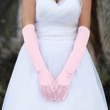VIKKY Long Satin Gloves - (3 Colours)