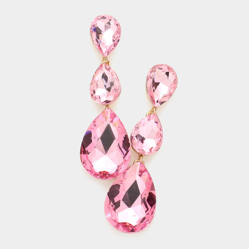 ROSABELLA Tear Drop Statement Earrings