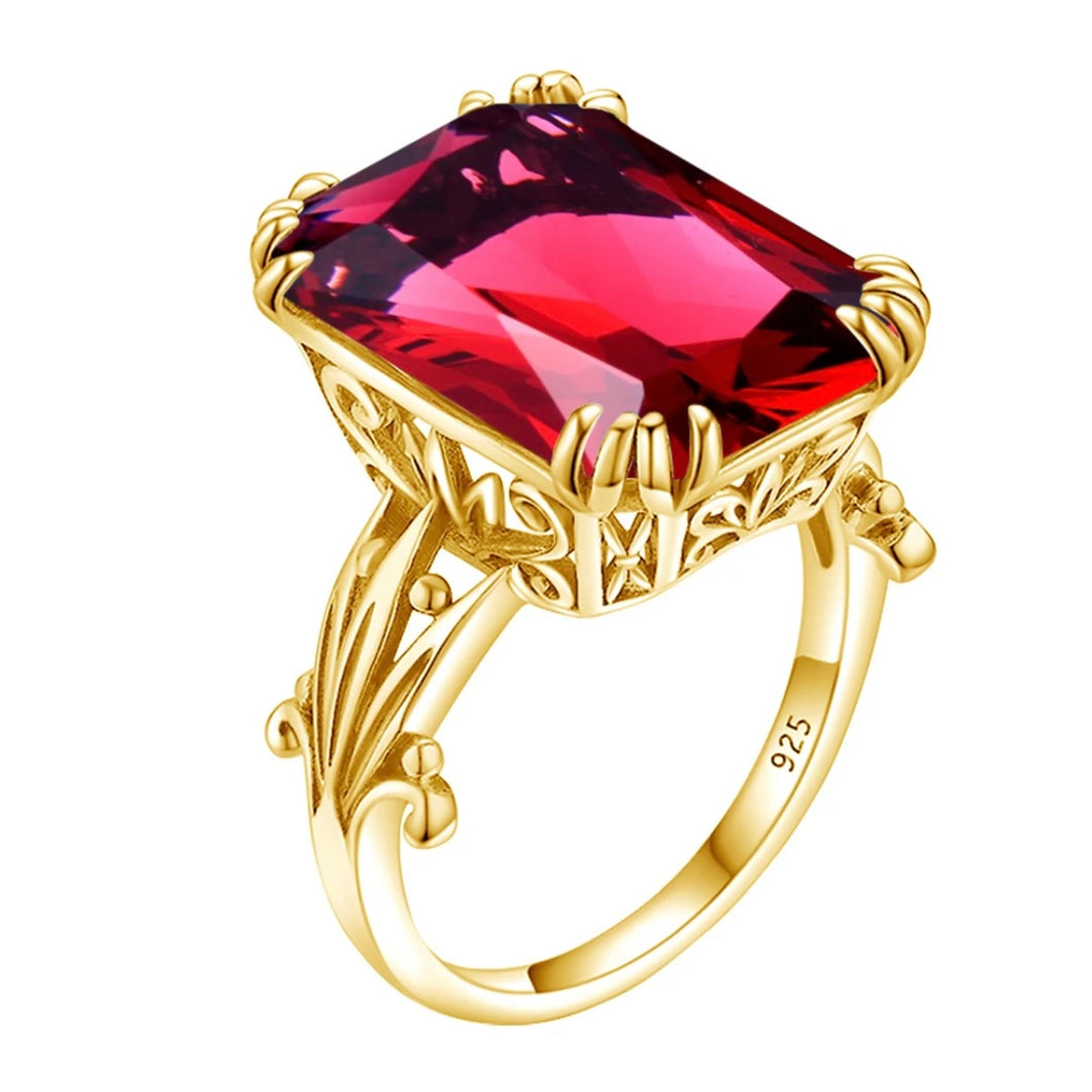 VALENTINA 18 K Gold Filigree Ring - (6 Colours)