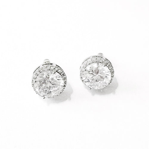 ELARA Cubic Zirconia Stud Earrings