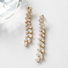 SOPHIA Cubic Zirconia Cascade Earrings