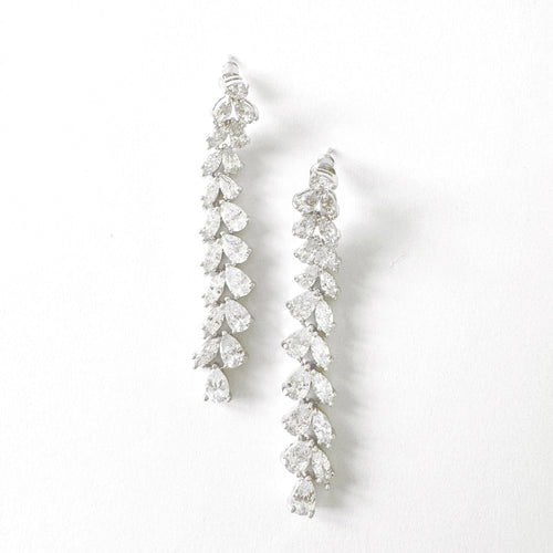SOPHIA Cubic Zirconia Cascade Earrings