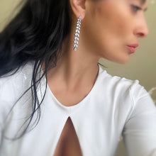 SOPHIA Cubic Zirconia Cascade Earrings