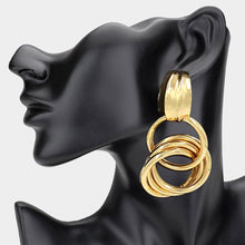 ARTA Bold Gold Statement Earrings