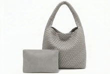 AURELIA Vegan Leather Woven Hobo Bag - 2 Colours