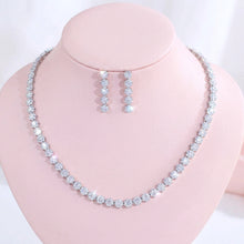 Designer jewellery accessories necklace set earrings cubic zirconia crystal evening weddings bridal 