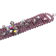RAVEN Plum Preciosa Crystal Bracelet