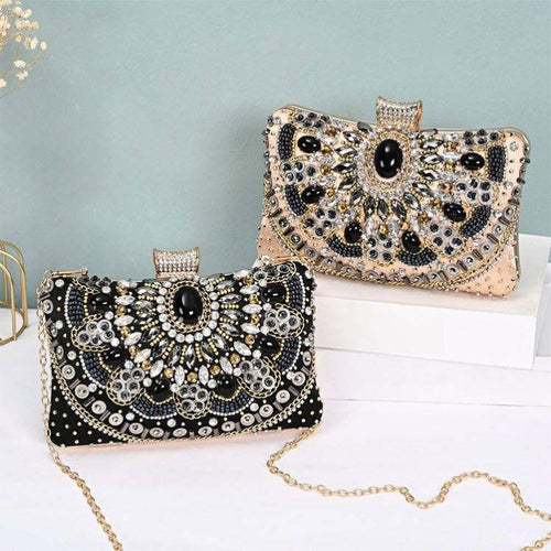 GEORGINA Embellished Evening Clutch - 3 Colours