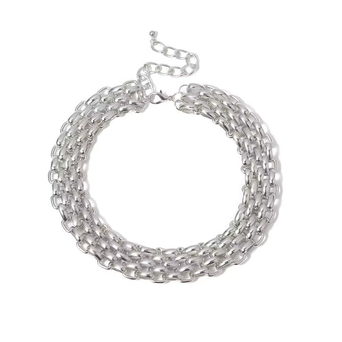 VALENTINA Layered Snake Chain Necklace