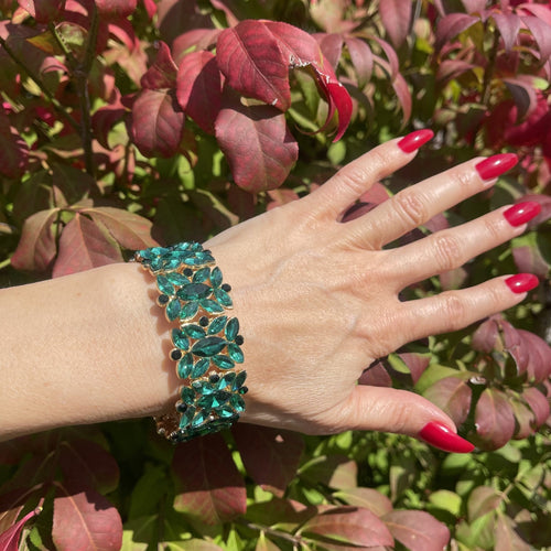 GILLIAN Marquise Stretch Bracelet - 7 Colour Options