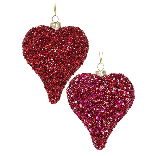 Drop Heart Ornament