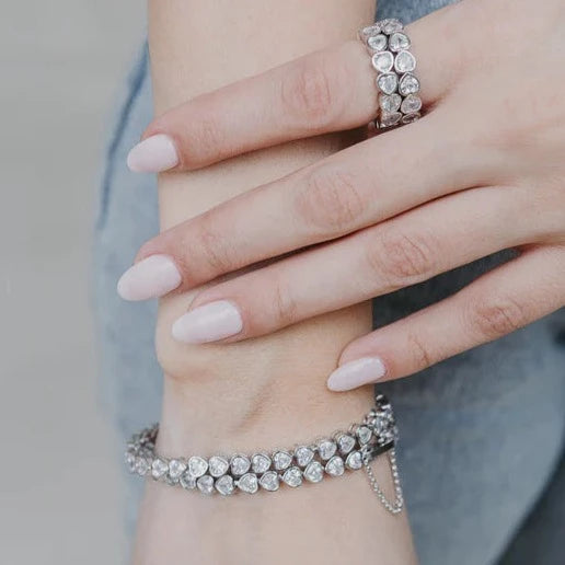 Heart Diamond Crystal Bracelet