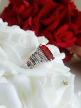 BEAU Fire Red Cubic Zirconia Ring