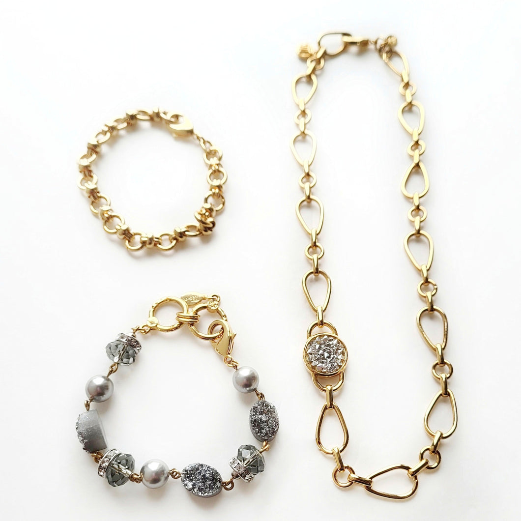 GOLD DREAMS Multifunctional 5 in 1 Bracelet Necklace