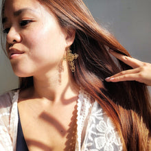 CATHEDRAL Laser Cut Cross Earrings 2 Colours
