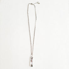 Modern Silver Pendant Necklace