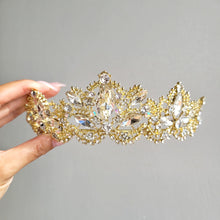 TIANA Gold Crown Bridal Head Piece